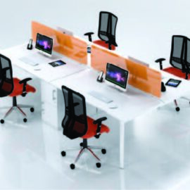 50 SQUARE 4 WAY DESK STRUCTURE